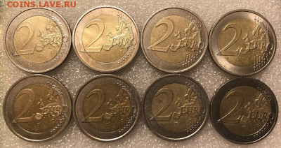Юбилейка 2 евро 8 шт. - 2437CD95-BC5D-43D7-87C8-D436B8B93FF0