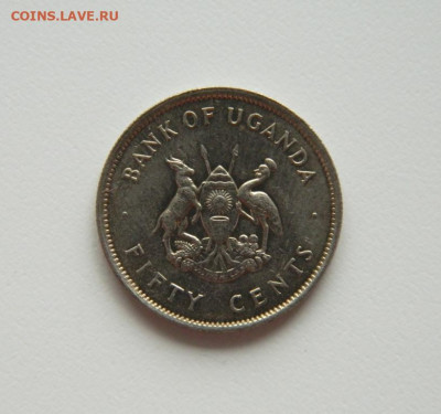 Уганда 50 центов 1976 г. (Фауна)  до 20.07.20 - DSCN9992.JPG