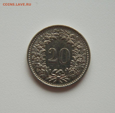Швейцария 20 раппенов 1971 г. до 20.07.20 - DSCN0014.JPG