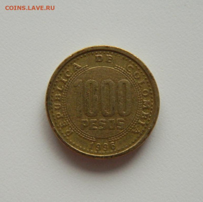 Колумбия 1000 песо 1996 г. до 20.07.20 - DSCN0019.JPG