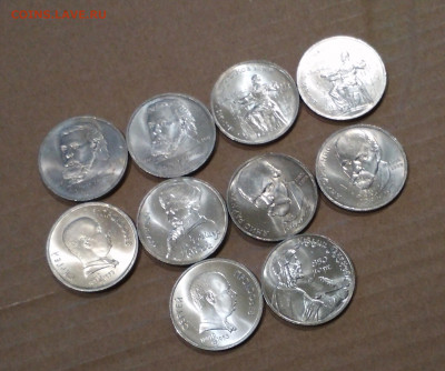 Юбилейные рубли 10 штук Мешковой UNC фикс - IMG_20200715_205837