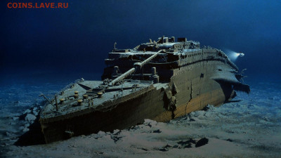 Монеты с Корабликами - Titanic-wreck