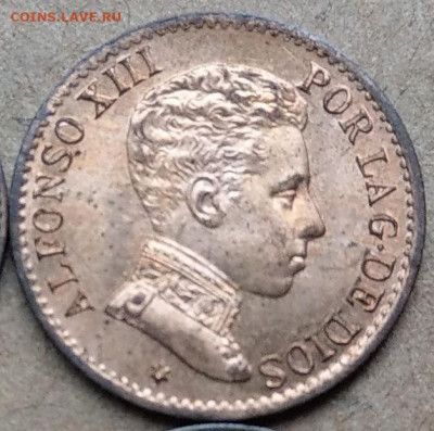Испания 1 сентимо 1906 в блеске до 22-00 21.07 - IMAG7497~3