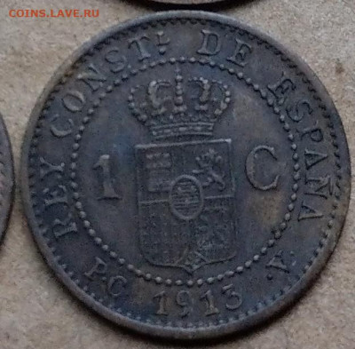 Испания 1 сентимо 1913 до 22-00 21.07 - IMAG7496~5