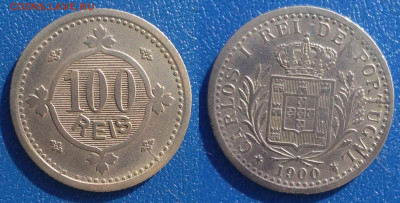 Португалия 100 рейсов, 1900 (248) - бр