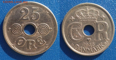 Дания 25 эре, 1946 (266) - да (2)