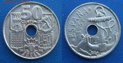 Испания 50 сентимо 1963 (205) - ис1