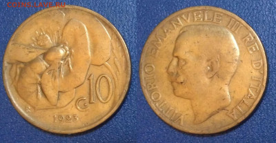 Италия 10 чентезимо, 1923 (385) - ит2 (2)