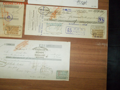 5 старинных  векселей Франции. 1920е  до 20.07 21-00 мск - DSCN0090.JPG