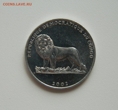 Конго 50 сантимов 2002 г. (Юбилейная) ло 20.07.20 - DSCN9974.JPG