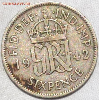 Британия 6 пенсов 1942. 21. 07. 2020 в 22 - 00. - DSC_0980.JPG