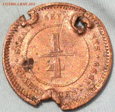 Straits Settlements 1|4 цента 1899. - DSC_0933.JPG
