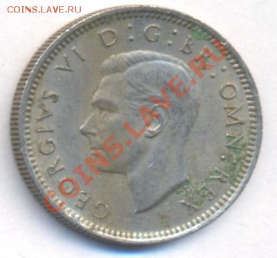 Великобритания 6 пенсов 1950 г.До 12.09.11 г. 21-00 МСК. - 6 п.1