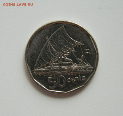 Фиджи 50 центов 2009 г. (Парусник) до 20.07.20 - DSCN9996.JPG