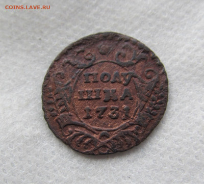 Полушка 1731 г Узорный гурт? - IMG_5245.JPG
