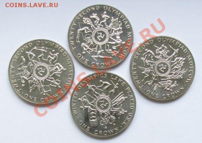 МЭН Комлект Крон 2001 г. ГАРРИ ПОТТЕР ! UNC - Isle of Man 4 Crown set 1980.JPG