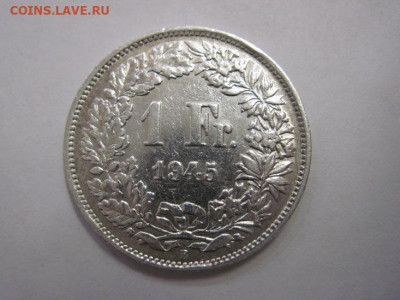 1 франк Швейцария 1945  до 25.07.20 - IMG_8016.JPG