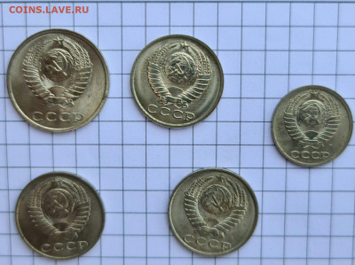 20,15,10 копеек 1989,91,90,83 г с блеском оценка - 20200723_193639_compress71