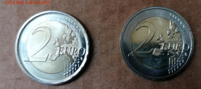2 Евро 2 юбилейных монеты до 26.07.20 22.00 - Испания, Люксембург аверс