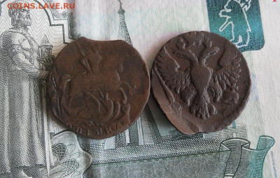 Деньга 1749, Копейка 1759 года До 31.07.20г 22.00 МСК - 2