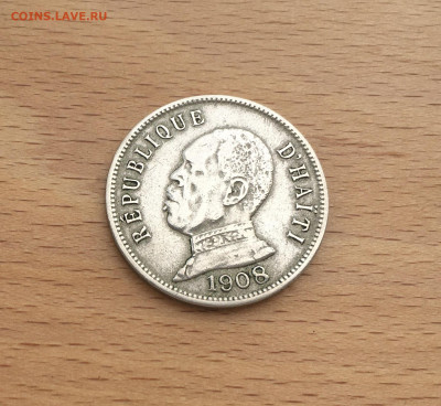 Гаити 50 сантимов 1908 Пьер Нор Алексис - IMG_3276.JPG