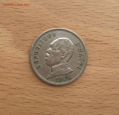 Гаити 50 сантимов 1908 Пьер Нор Алексис - IMG_3275.JPG