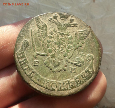5 копеек 1778 год ЕМ На оценку - 6