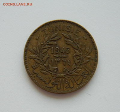 Французский Тунис 2 франка 1945 г. до 30.07.20 - DSCN0140.JPG
