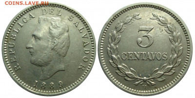 Республика Эль-Сальвадор - slvdor_3c_1889_1