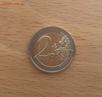 биметалл 2 евро Эстония 2019 Университет Тарту - IMG_3409.JPG