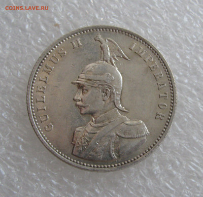 Германская Восточная Африка. Вильгельм II. 1 РУПИЯ 1890 года - 1РПЯ1890 (2).JPG