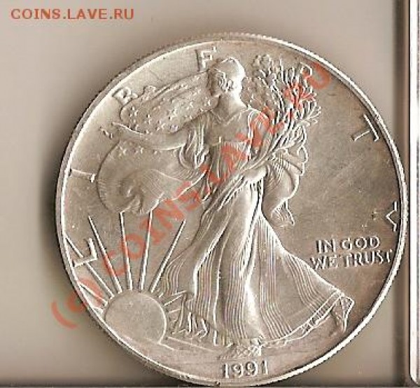 Доллар США Серебро 1991г - сканирование0042