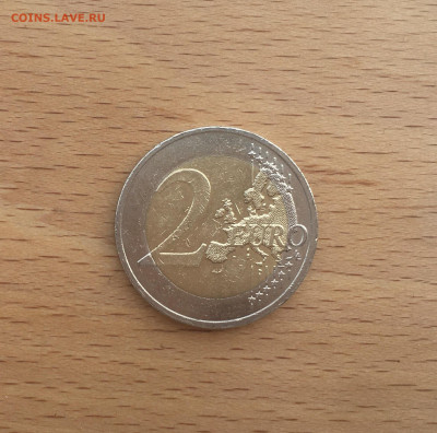 биметалл 2 евро Германия 2014 двор D Нижняя Саксония - IMG_3428.JPG