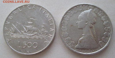Италия, 500 лир 1960 и 1961 года до 22.00 02.08.20 года - IMG_6111.JPG