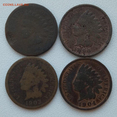 1цент США Индеец. 1881,1896,1903 ,1904 с 200р - IMG_20200730_091446