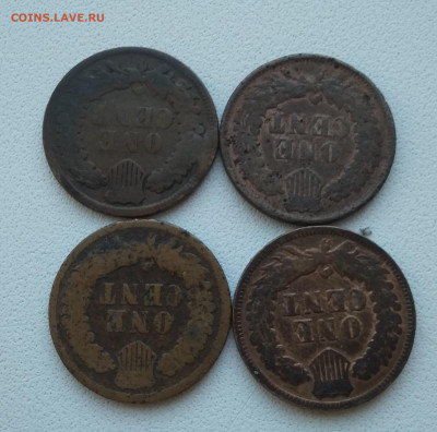 1цент США Индеец. 1881,1896,1903 ,1904 с 200р - IMG_20200730_091638