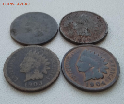 1цент США Индеец. 1881,1896,1903 ,1904 с 200р - IMG_20200730_091711