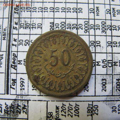Тунис 50 миллим 1960 - IMG_0918.JPG
