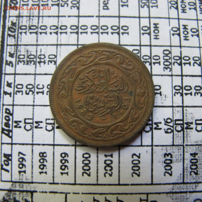 Тунис 20 миллим 1960 - IMG_0920.JPG