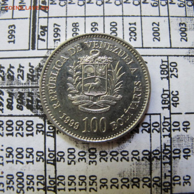 Венесуэла 100 боливар 1999 - IMG_0938.JPG