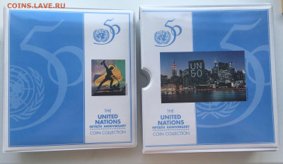 Редкий набор 50 лет ООН Альбом папка 20 шт UNC Крона Шайба - IMG_3544.JPG