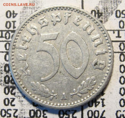 Третий рейх 50 пфеннигов 1942 A, с 200 рублей - IMG_0886.JPG