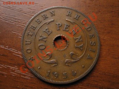 Южная Родезия 1 пенни 1954 и Британия 2? пенни 1797 - IMG_0038
