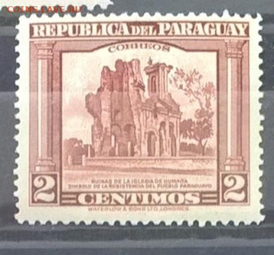 Парагвай 1944 1м ** 2с до 04 08 - 114