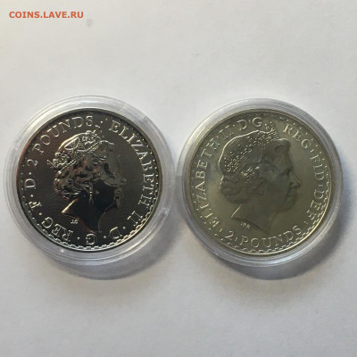 Великобритания 2 фунта 2000 и 2019гг 1oz серебра - image-02-08-20-02-55