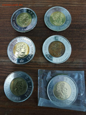 6 юбилейных монет Канады. 2 доллара. - photo_2020-08-02 19.42.00