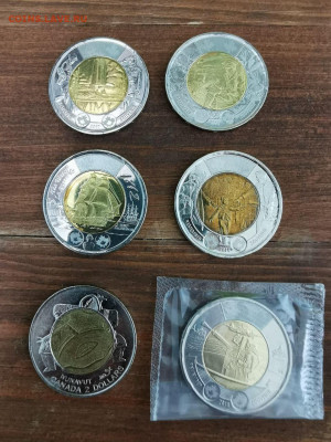 6 юбилейных монет Канады. 2 доллара. - photo_2020-08-02 19.42.04