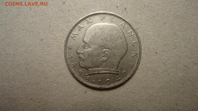 ФРГ 2 МАРКИ 1966 F МАКС ПЛАНК - DSC09495.JPG