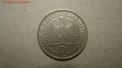ФРГ 2 МАРКИ 1966 F МАКС ПЛАНК - DSC09494.JPG