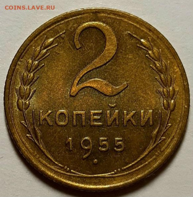 2 копейки 1955. UNC.  До 06.08.20 г в 22.10 - 20200714_220356
